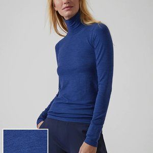 ATHLETA Foresthill Ascent Seamless Turtleneck Sz S - Like New